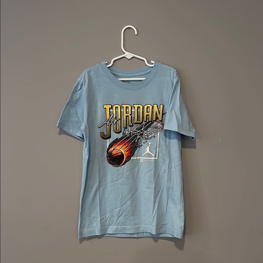 Jordan Basketball Graphic Light Blue Tee